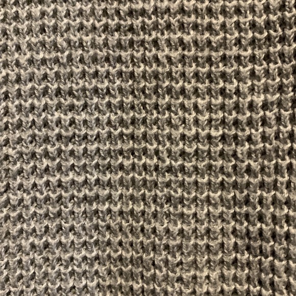 Waffle knit cardigan with zipper closure - Picture 2 of 2